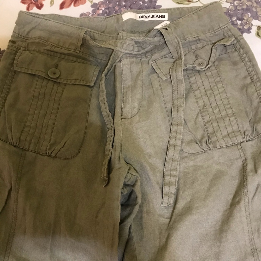 DKNY linen pants - Picture 3 of 7